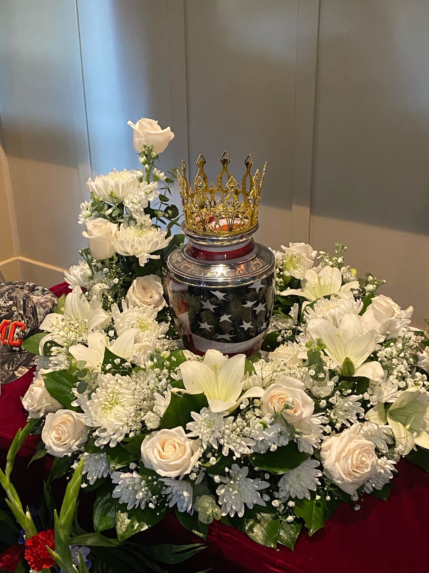 Forever in Our Hearts Cremation Wreath